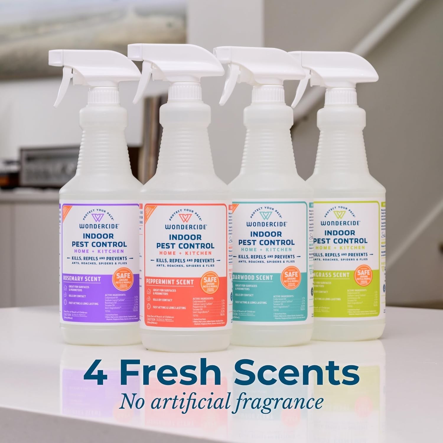Indoor Pest Control Spray for Home and Kitchen – Ant, Roach, Spider, Fly, Fle…
