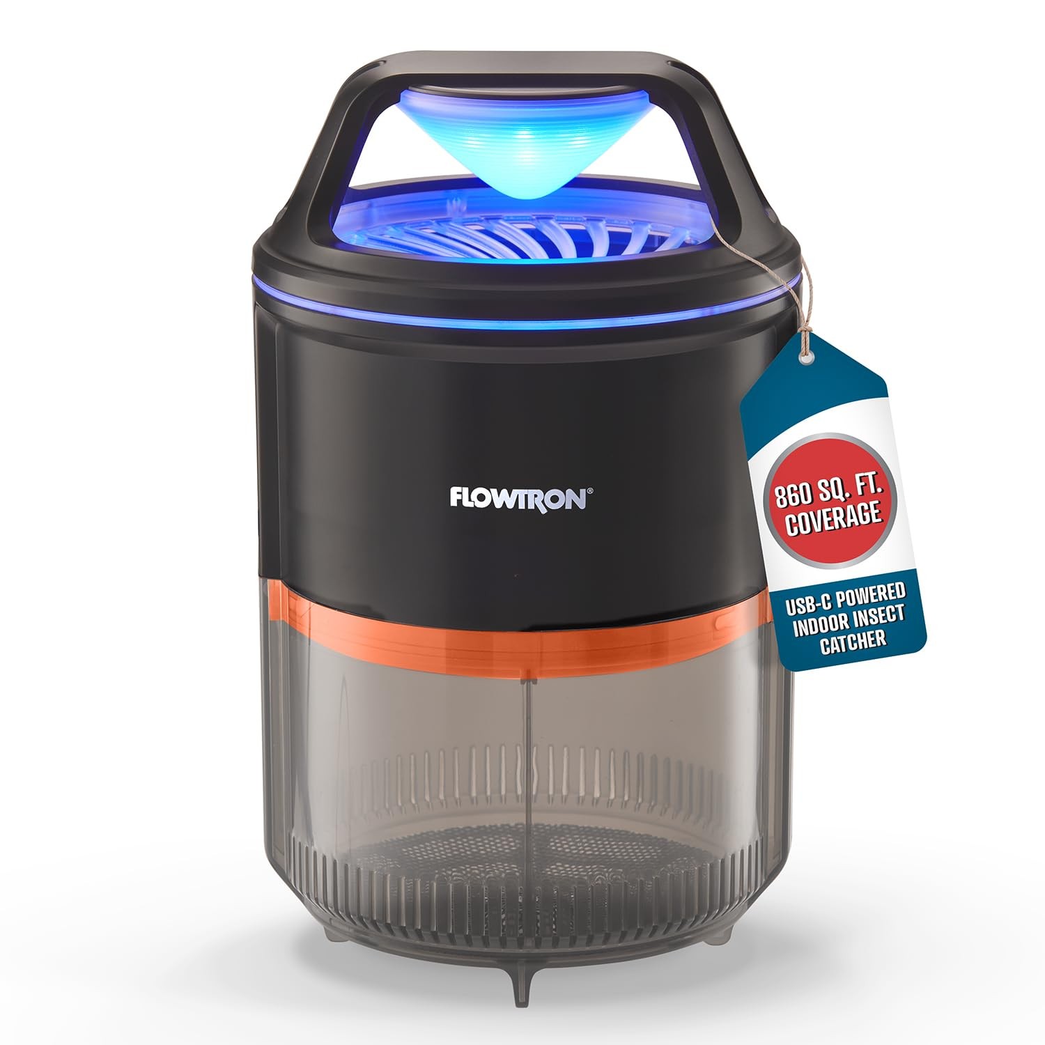 Flowtron Indoor Bug Trap with Quiet Fan & 860 SqFt Coverage