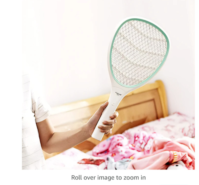 Electric Insect Killer Racket Pachi- kun Mosquito Trap Fly USB Rechargeable