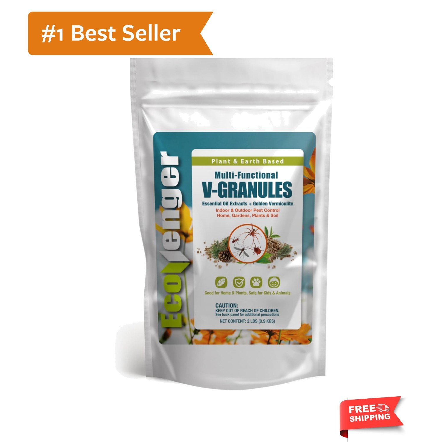 Multi-Purpose V-Granules 2LBS Bag, Horticulture or Household Use for Indoor &…
