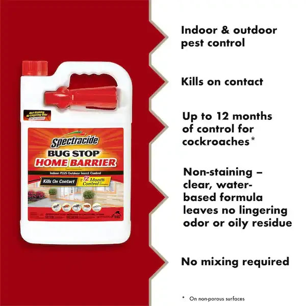 Bug Stop RTU Home Insect Control Pest Ants Roach Spiders Flea Killer US 1 gallon