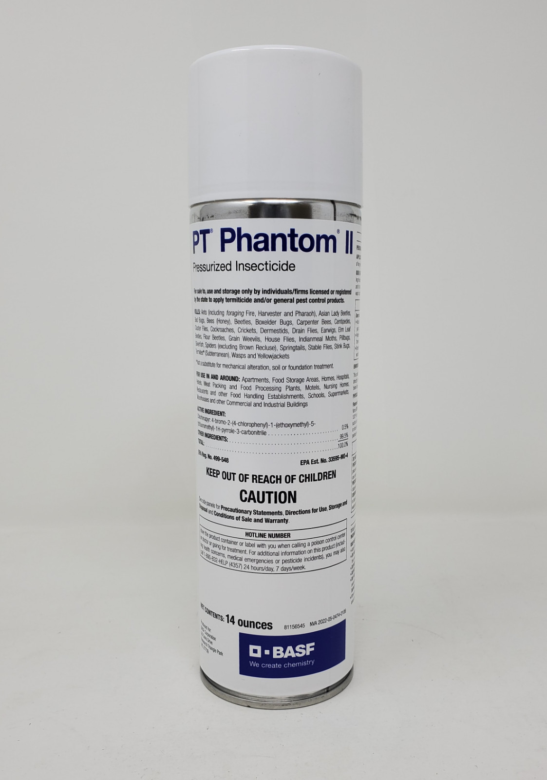 BASF PT Phantom II Pressurized Insecticide Bedbugs 14 oz Can