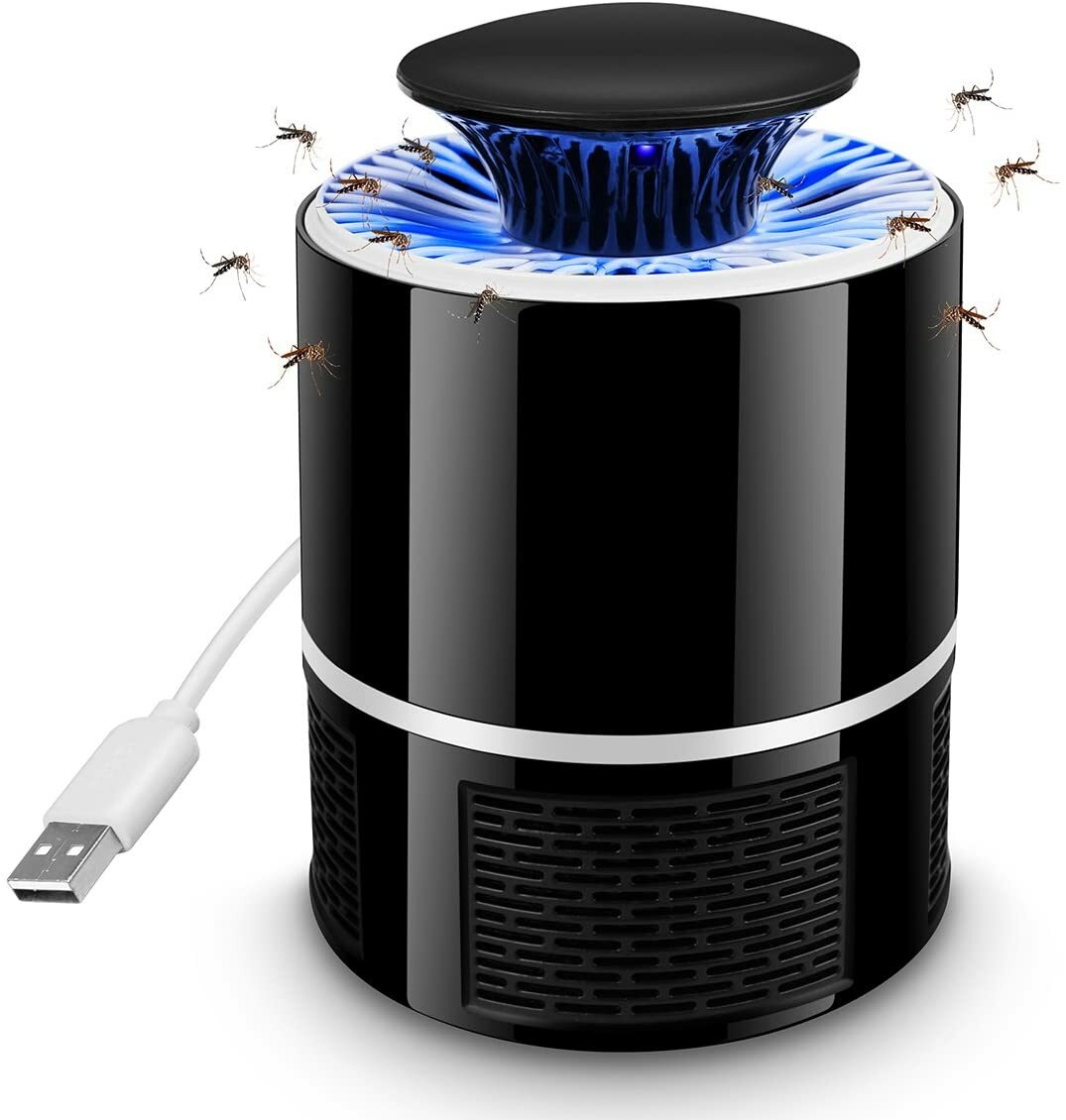 Electric UV Mosquito Killer Lamp Outdoor/Indoor Fly Bug Insect Zapper Trap USB