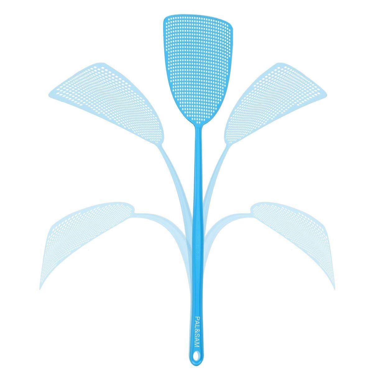 Fly Swatter, Strong Flexible Manual Swat Set Pest Control, Assorted Colors (3…