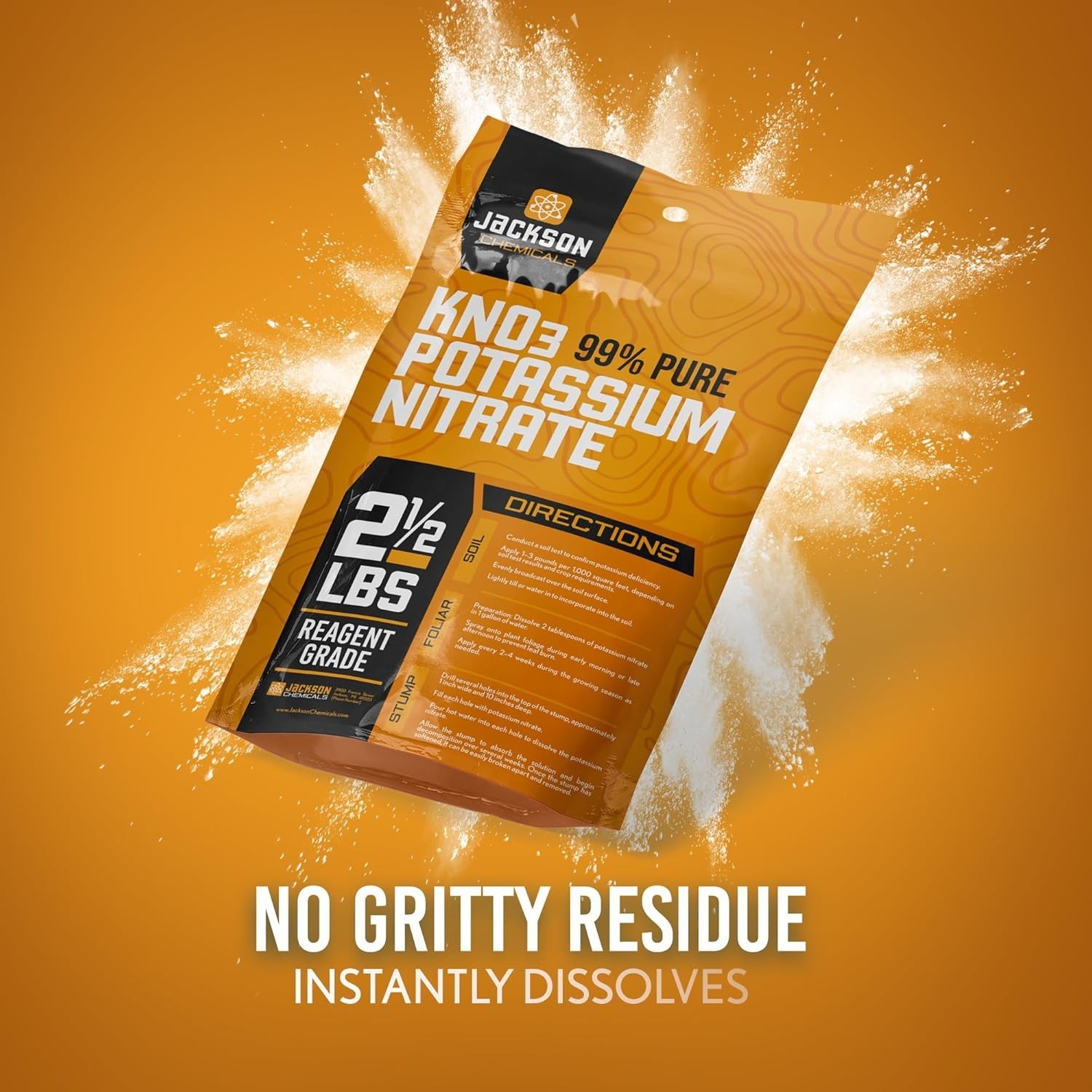 Premium Tree Stump Remover – 2.5 Pound – 99% Highly Refined – Multipurpose Use