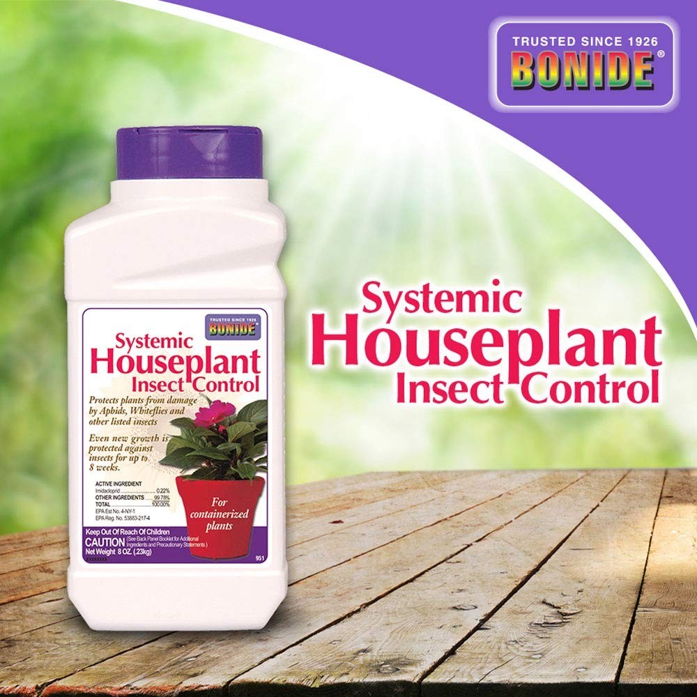 Bonide Systemic Houseplant Insect Control Ready To Use Granules For Indoor 8 oz