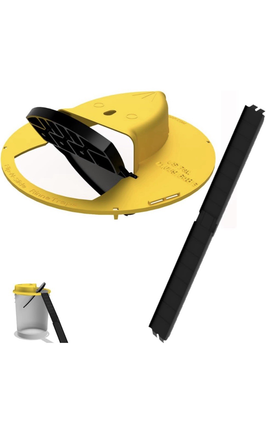 Flip N Slide Bucket Lid Mouse Trap – Original – Made in the China-pack Of 4