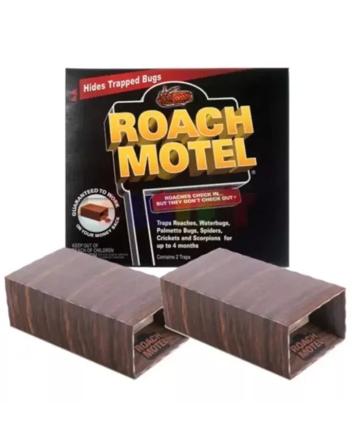 Black Flag Roach Motel Roach Bait & Glue Trap (2-Pack) HG-11020 Pack of 12 Black