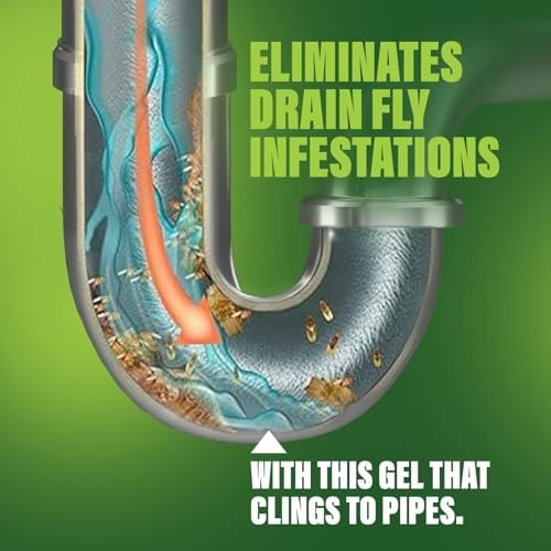Fruit Fly Killer+ – Kills Fruit Flies, Drain Flies & Sewer Flies, Gel Treatment
