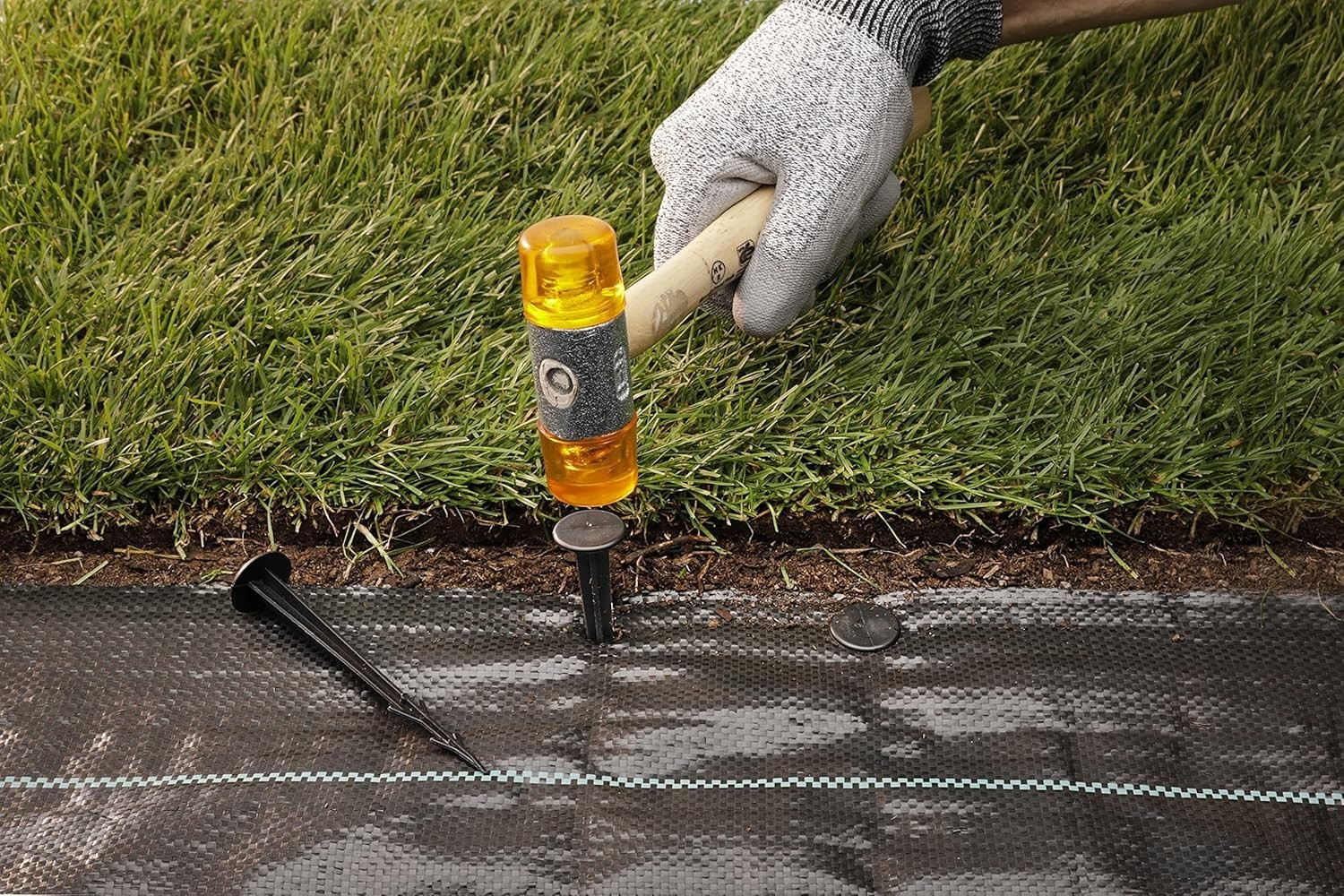 Durable Black Polypropylene Weed Barrier 6×33 ft UV Stabilized