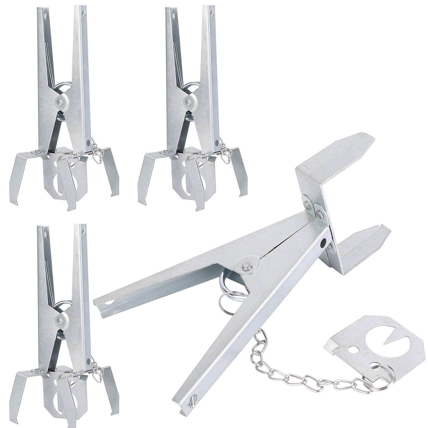 4Pack Mole Trap Scissor Trap Reusable Mole Trap Killer Catcher for Lawn Graden