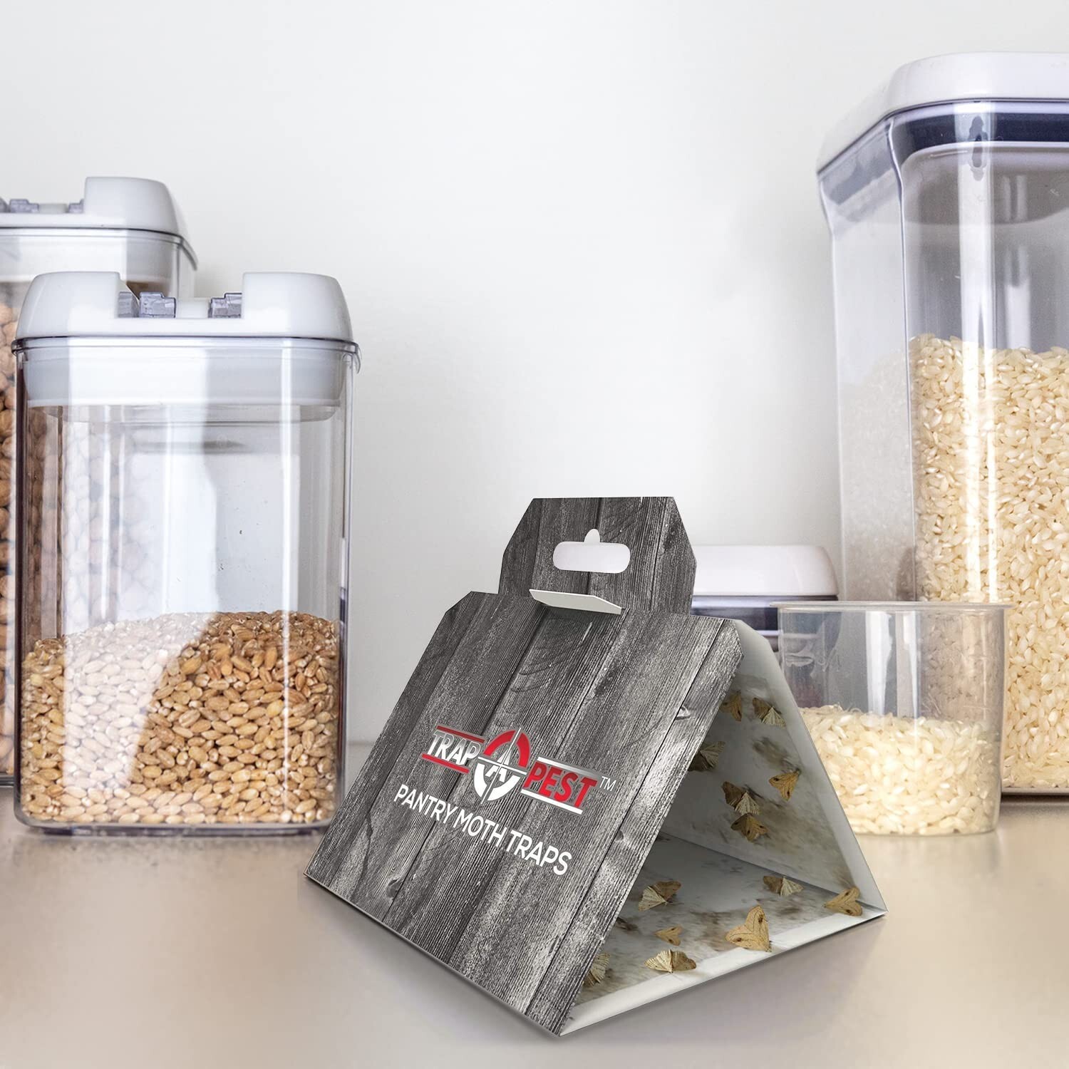 20 Pack Pantry Moth Traps – Safe And Effective For Food And Cupboard – Glue With