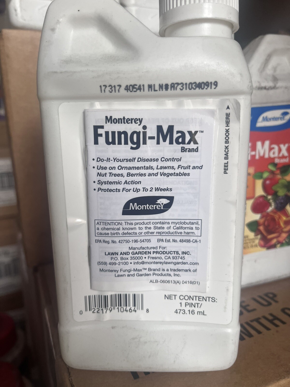 Monterey Fungi-Max Brand Concentrate Multi-Purpose Fungicide, 1 Pint
