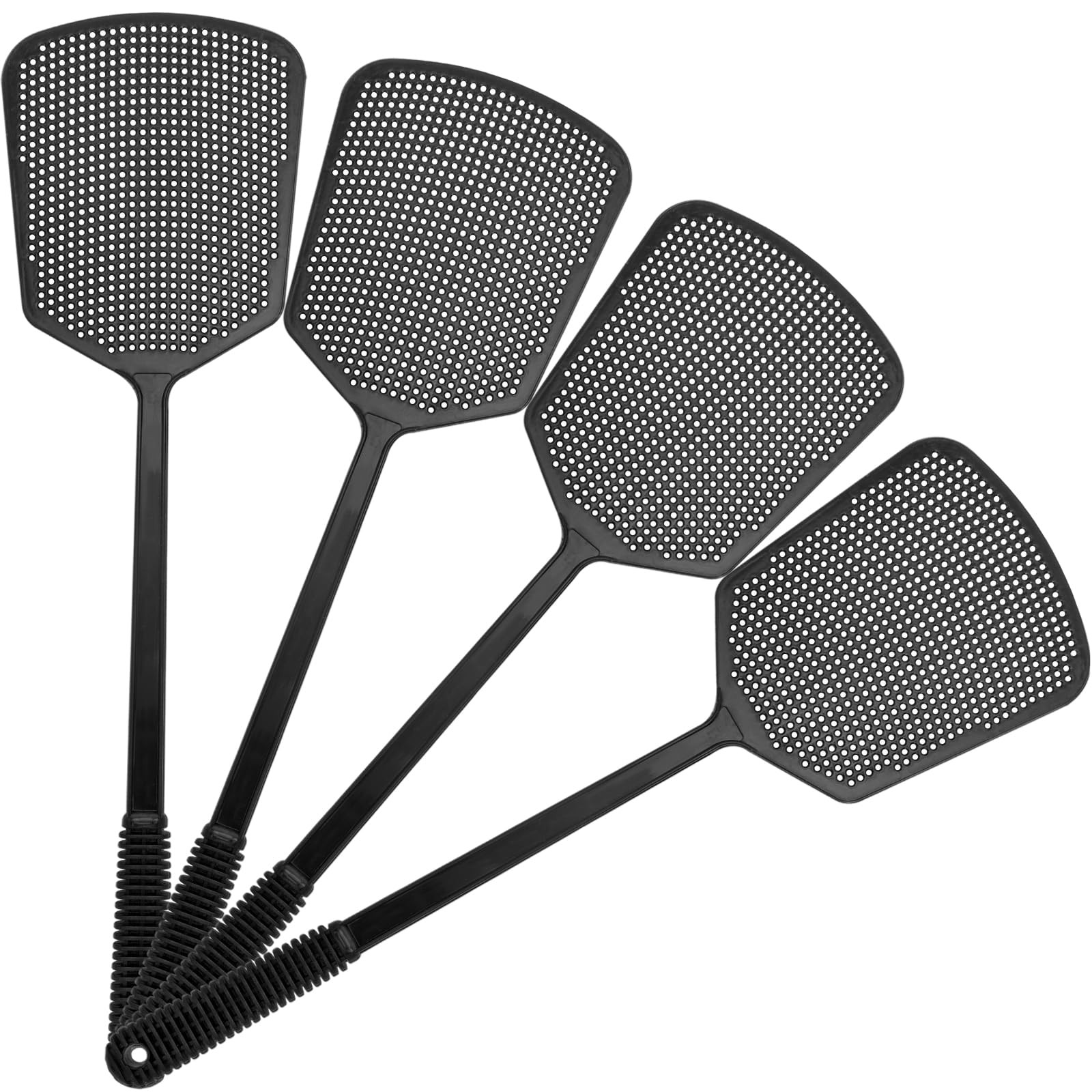 Heavy-Duty Fly Swatter, Indoor & Outdoor, Long Handle, Large Swatting Surface