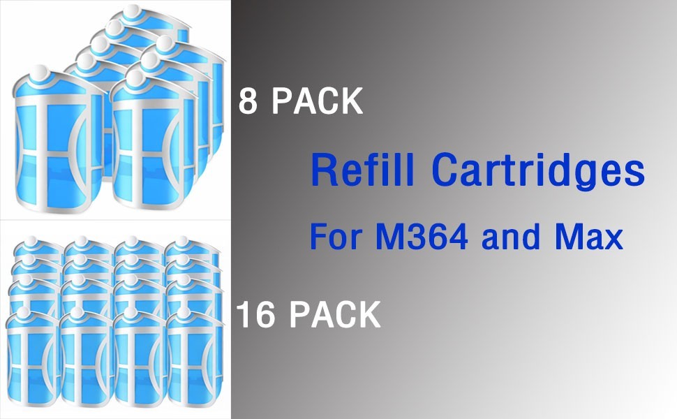 Refill Cartridge Kit with Compatible for Zevo M364 Max Flying Insect Trap Refill