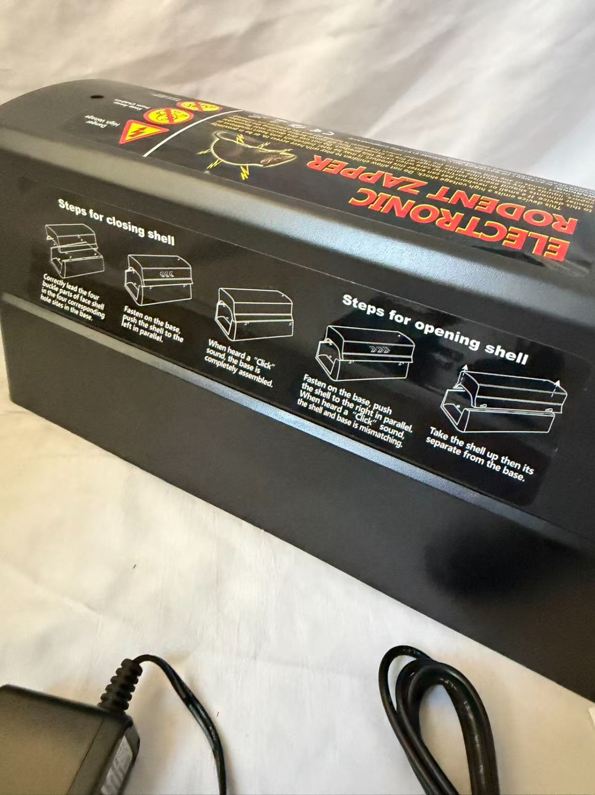 Electronic Mouse Trap Victor Control Rat Killer Pest Electric Rodent Zapper