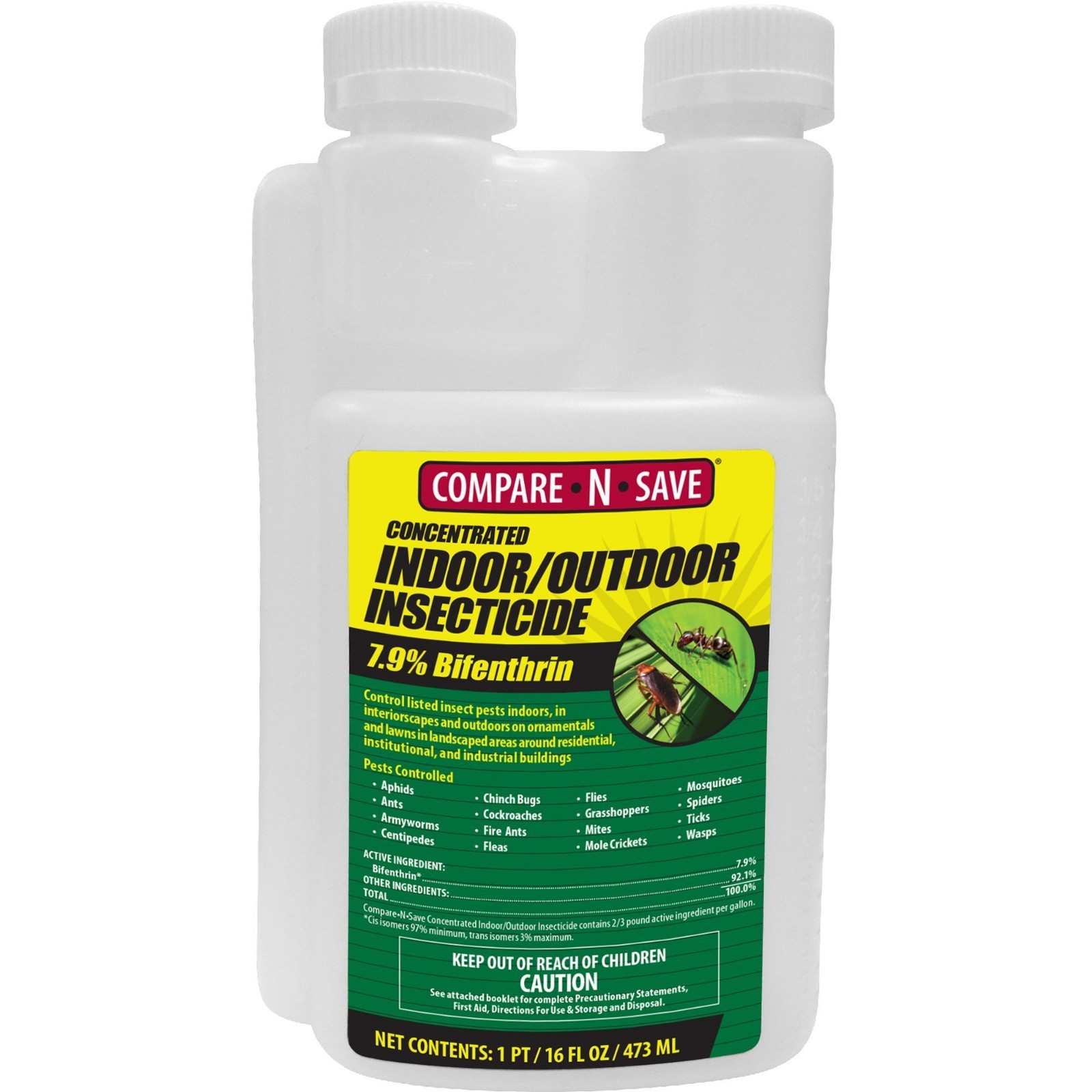Concentrated Indoor & Outdoor Insect Control Spray – 16 oz Pest Killer Solution