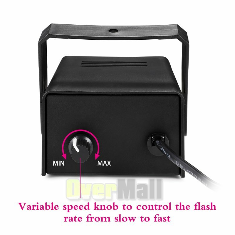 1-20 Attic Squirrel Repeller Flashing Strobe Light Speed Control Animal Friendly