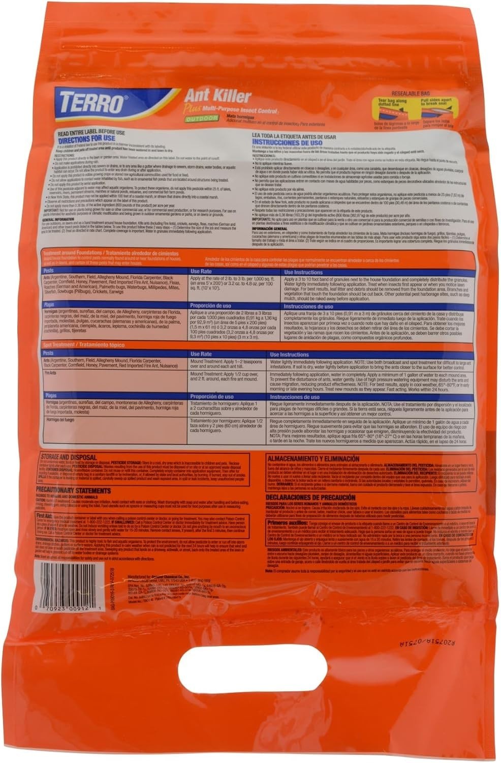 TERRO 3 lb. Outdoor Ant Killer Plus Multi-Purpose Insect Control Granules