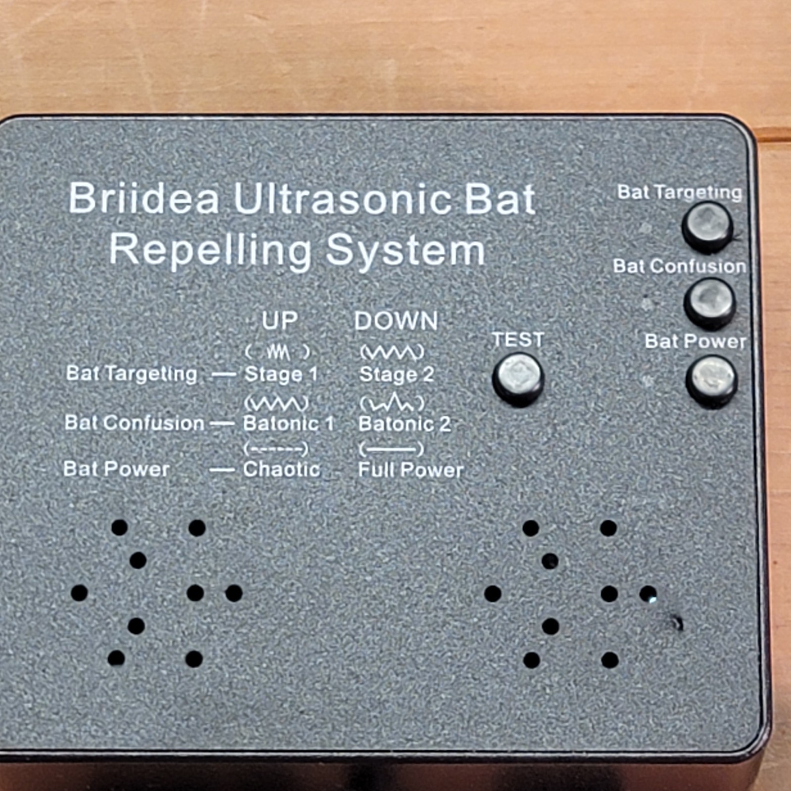 Briidea Ultrasonic Bat Repelling System Lot of 2 Black New Without Box