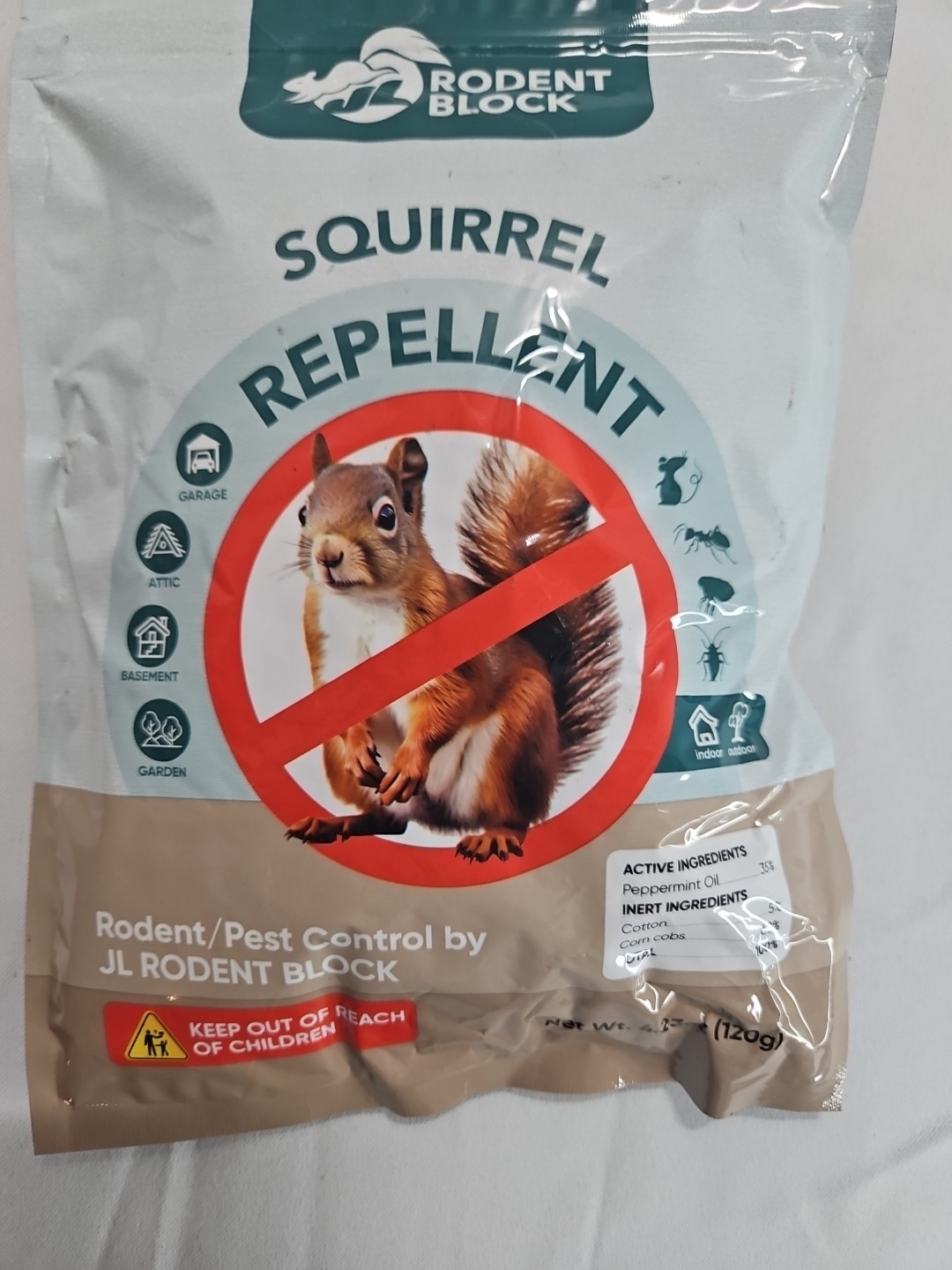 New Rodent Block Pouch 6 Pack Pest Repellent All Natural Ingredients Per Safe