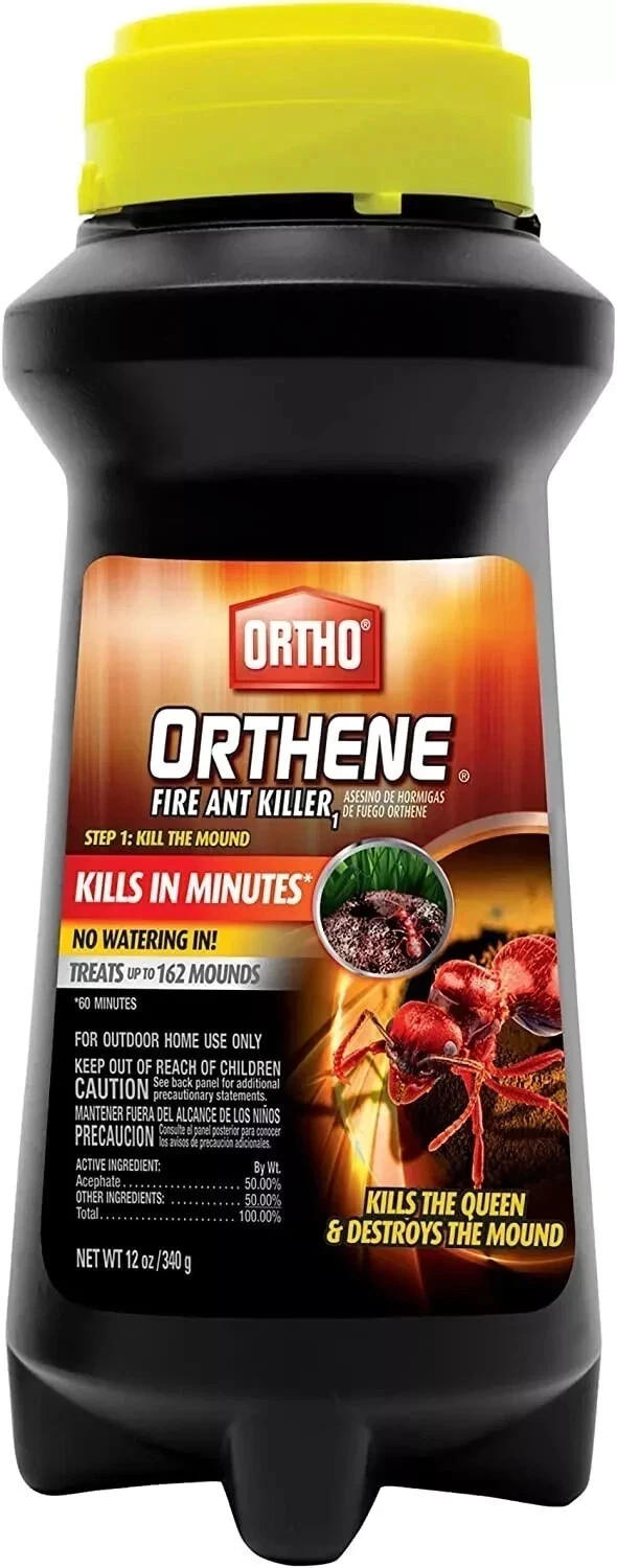 Ortho Orthene Fire Ant Killer1, Kills Queen, Destroys up to 162 Mounds, 12 Oz. M