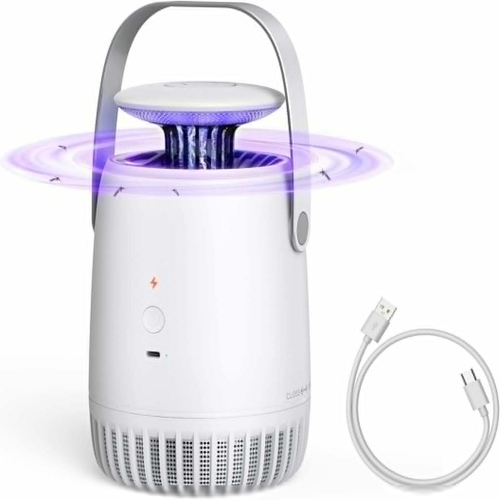 Electric UV Light Insect Trap Mosquito Zapper Fly Gnat Bug Killer Lamp for Patio