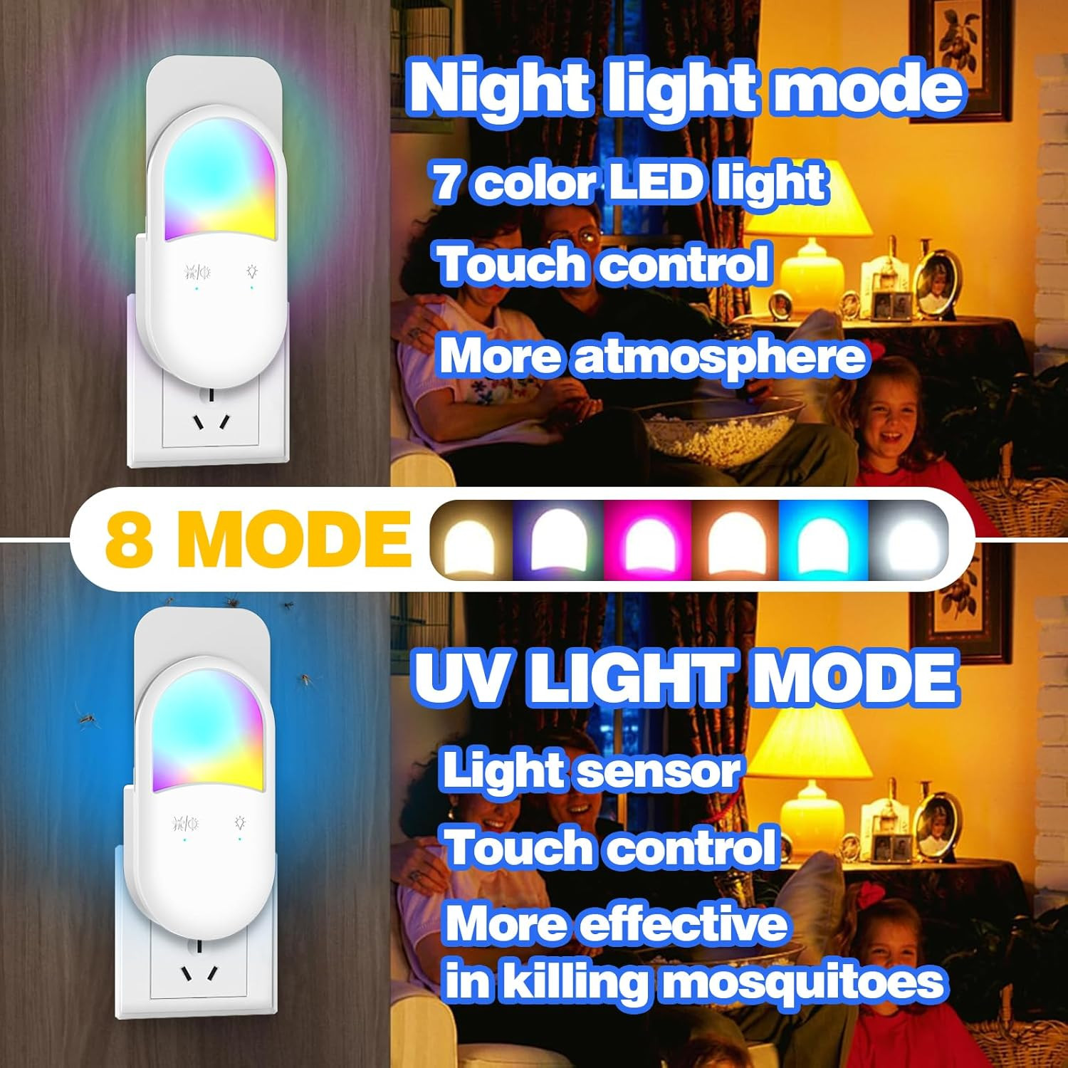 Fly Insect Trap,Indoor Plug-In Fly Traps for Flies, Fruit Flies, Moths, and Othe
