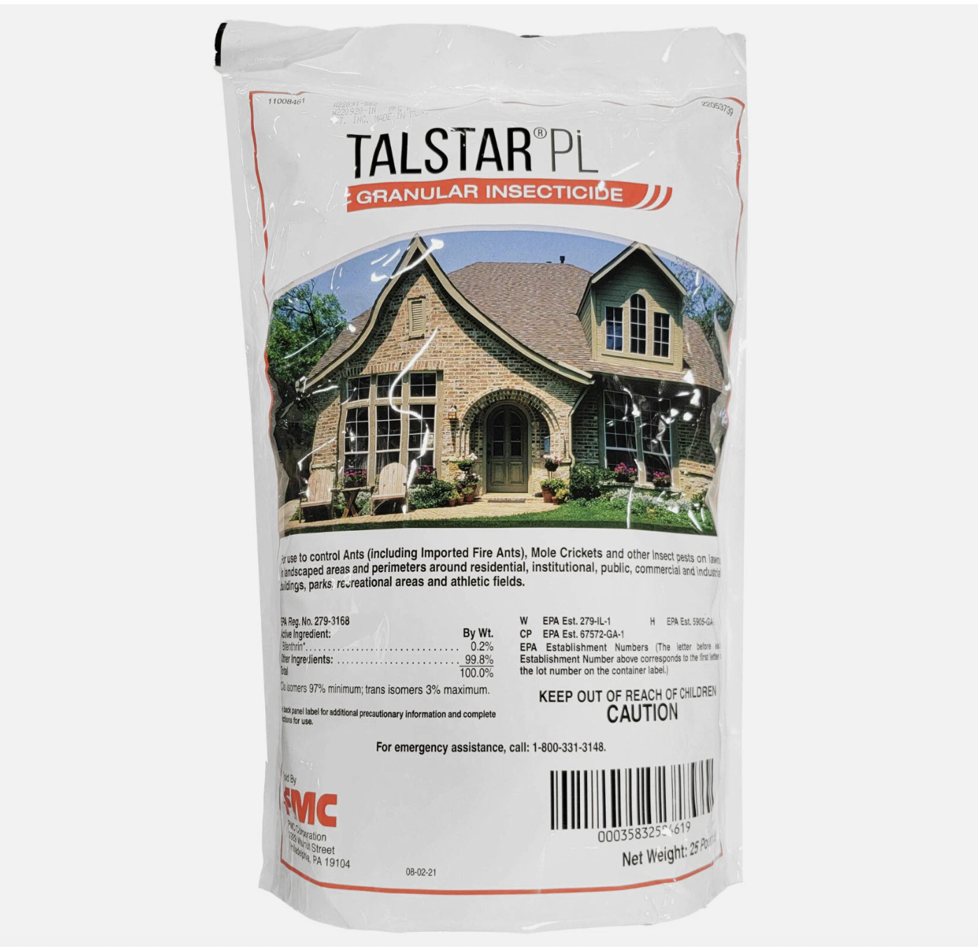 Talstar PL Granules (25 Lb) Bifenthrin Yard Insect Control For Ants Ticks + More