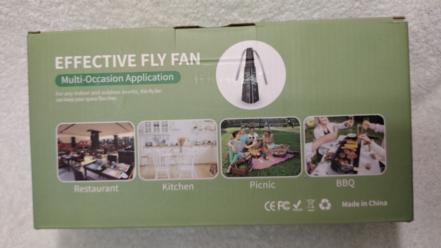 Brand New Set of 3 Fly Fan Outside Restaurants Meal & Food,Outdoor Picnic Table