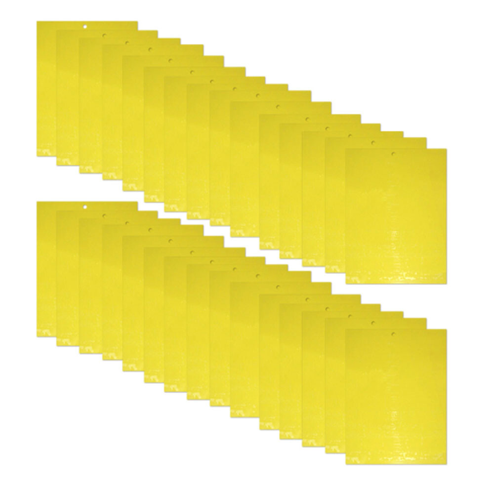 Fly Trap 20 Pcs, Yellow Fly Paper Stickers Catcher Fruit Fly Traps Indoor Non-To