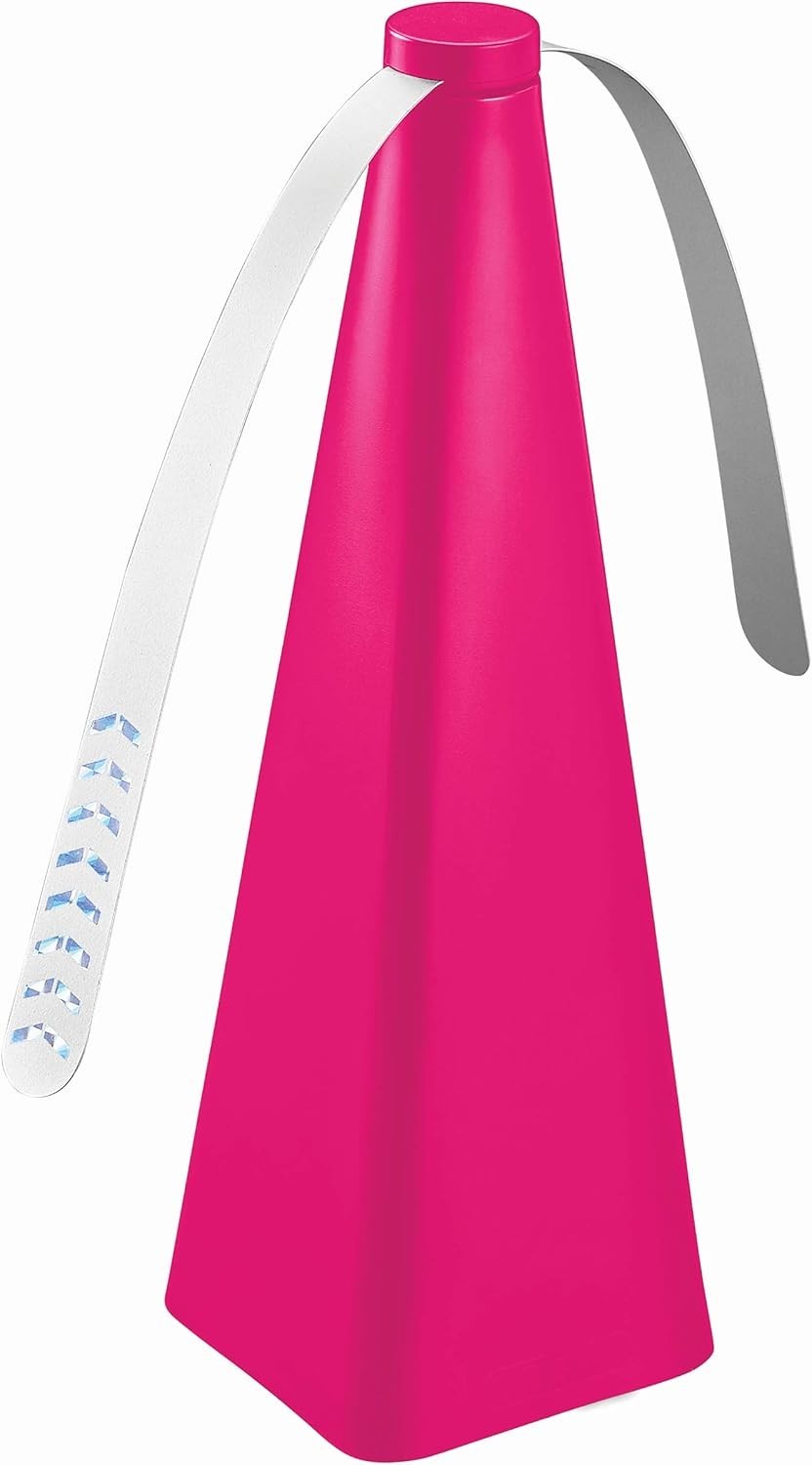Portable Battery-Powered Bug Fan with Holographic Blades – 0.4 lb, Modern Design