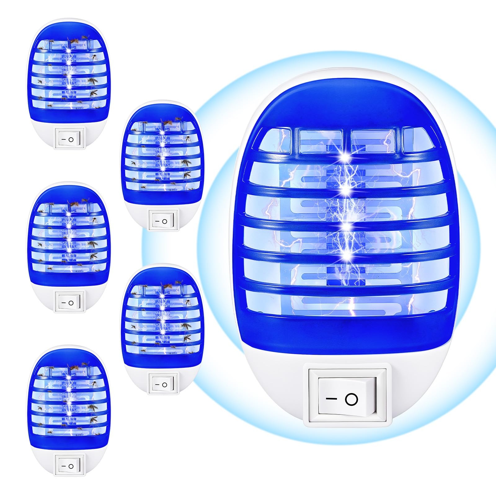 6 PCS Plug in Electronic Mosquito Zappers