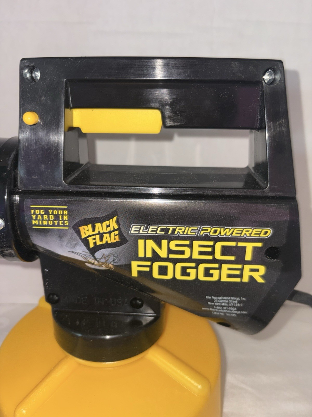 New Open Box Black Flag Electric Powered Insect Fogger Mosquito W/ Manual