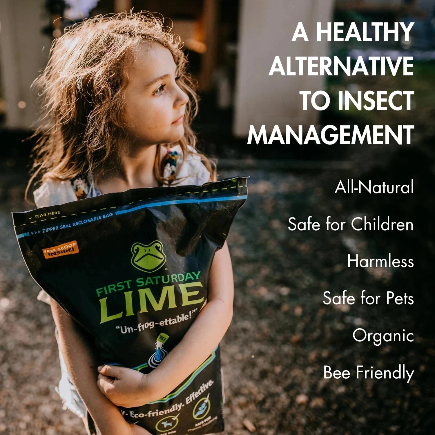 First Saturday Lime Insect Deterrent 20LB Monthly Insect Barrier Multi Purpose