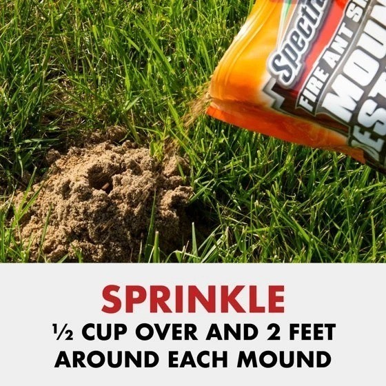 Spectracide Fire Ant Shield Mound Destroyer Granules 3.5 lb Ant Killer