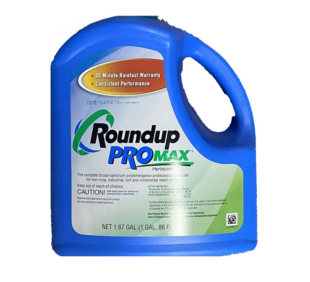 Roundup Pro Max (1.67 Gals) Weed & Brush Killer Herbicide Turf Ornamental Weeds