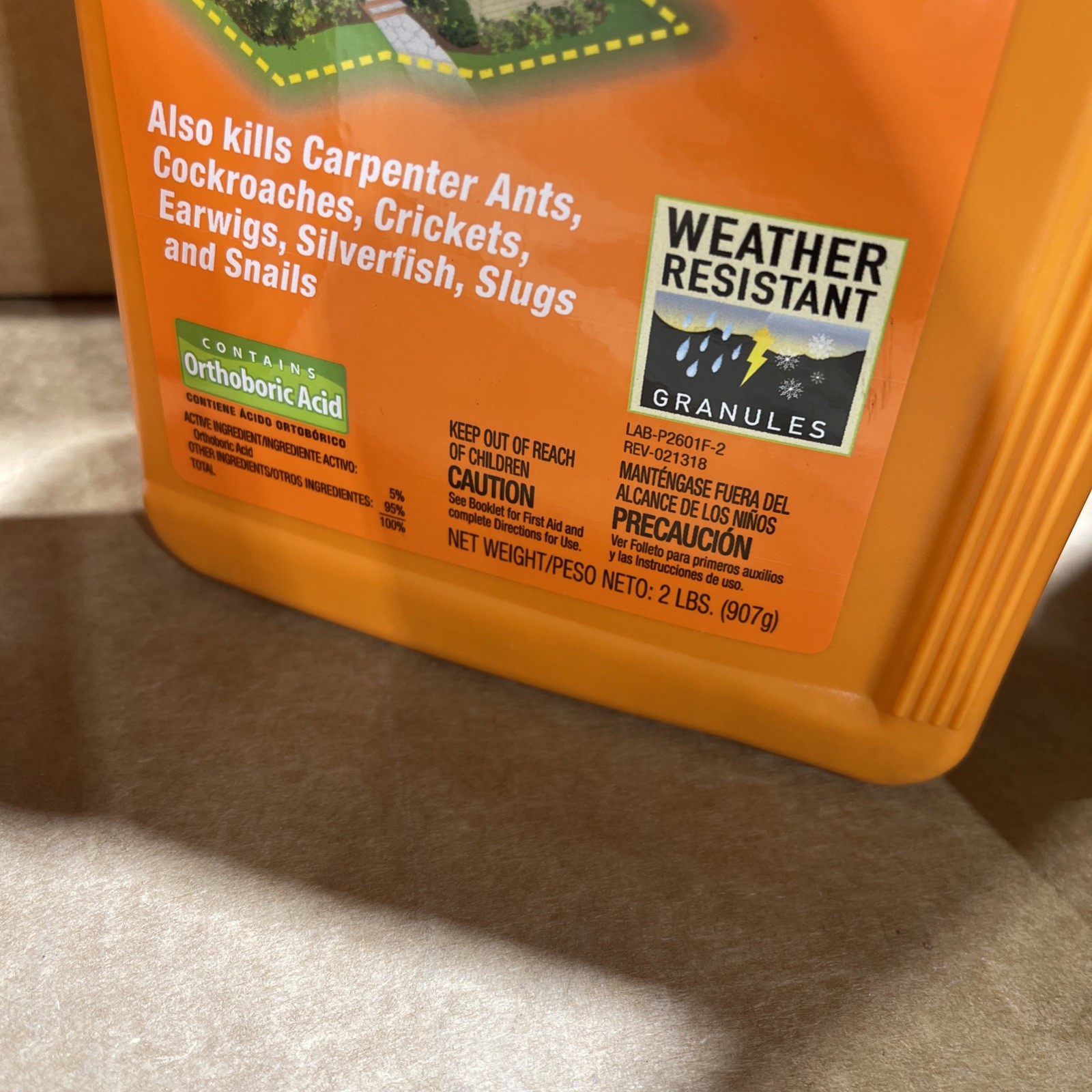 2 Pack Terro 2 Lb. Granular Perimeter Weather resistant Ant Bait Plus T2600 New