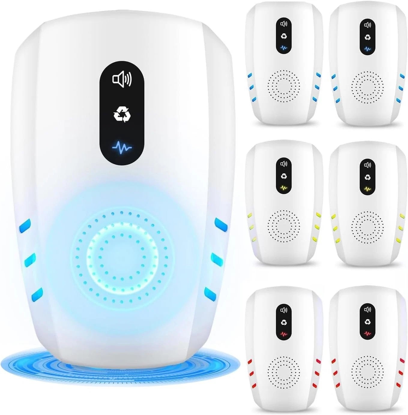 2026 Upgraded Ultrasonic Indoor Pest Repeller, 3-Mode Pest Control, 6 Pack | …