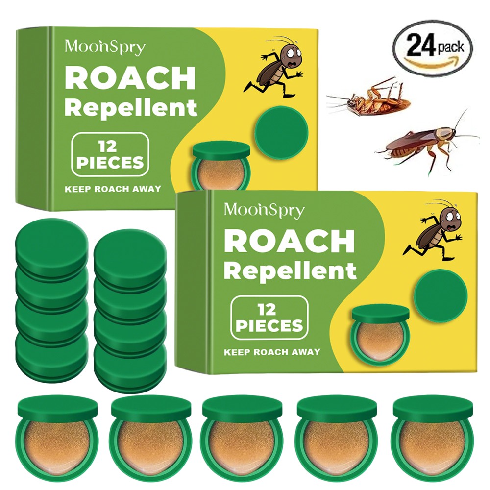 24PCS Cockroach Gel Bait Roach Killer Indoor Powerful Roach Repellent Bait Trap