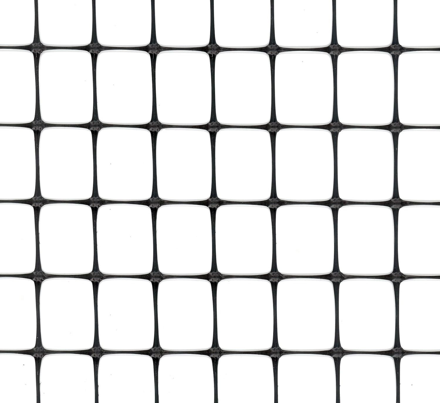Multi-Purpose Net – Black Plastic Netting, Versatile Garden Fence – 3′ X 50′ – P
