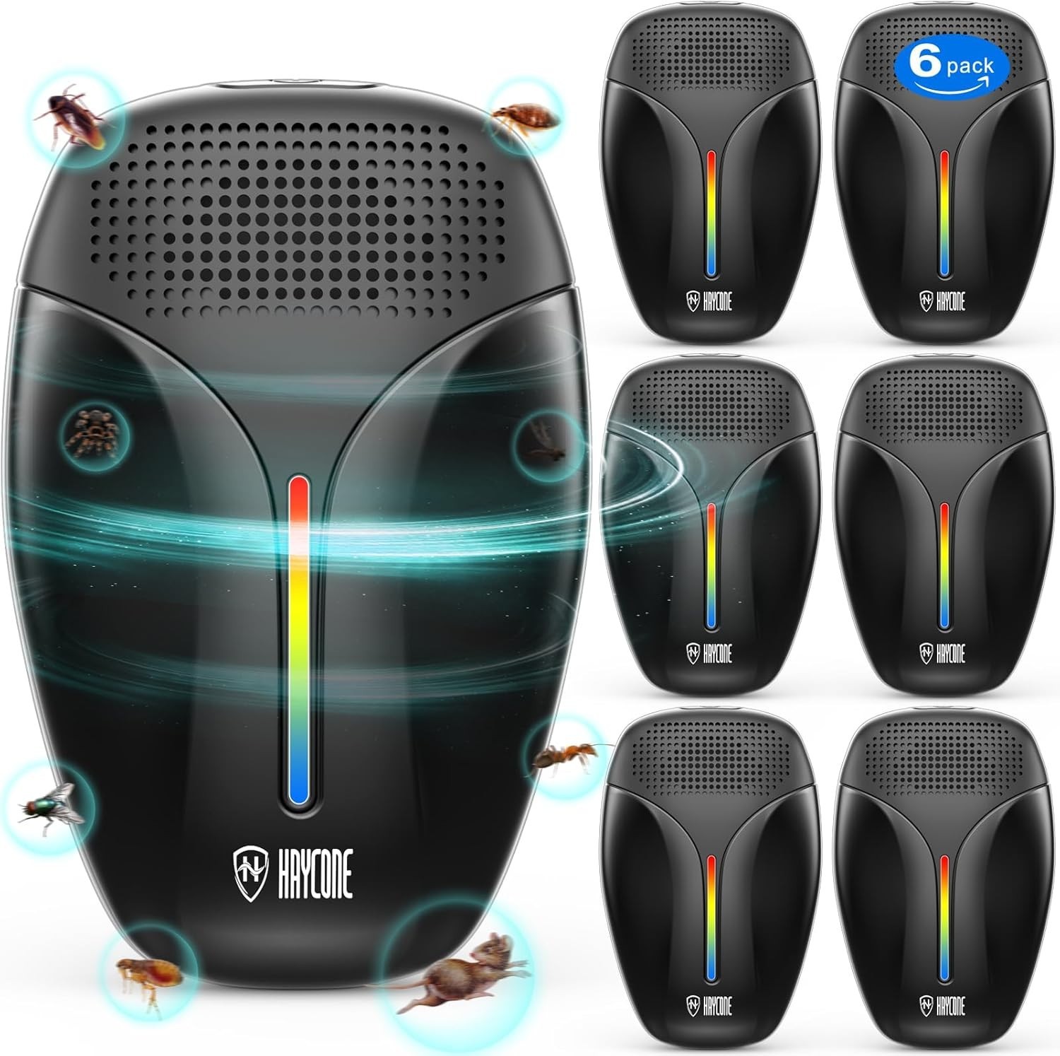 Upgraded Ultrasonic Repeller & Insect Indoor Repeller,Ultrasonic and Repellen…