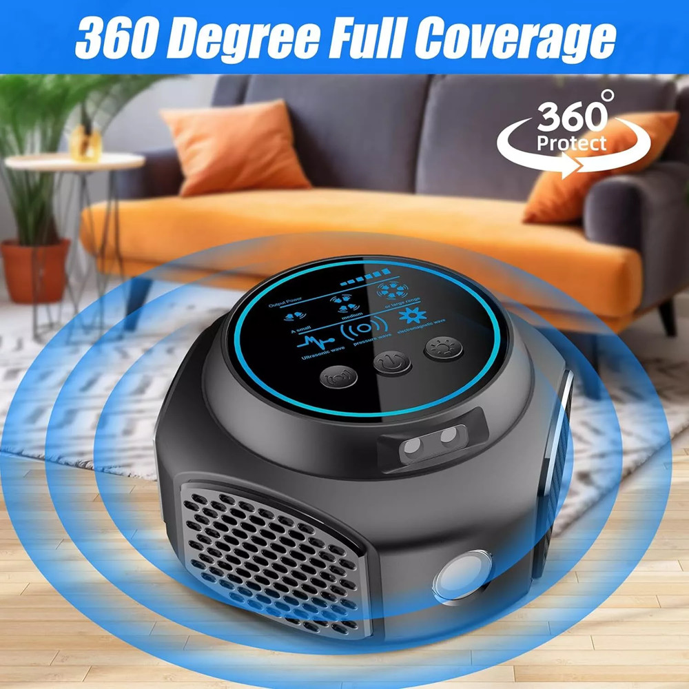 2023 Solar Ultrasonic Animal Repellent Dog Skunk Deer Raccoon For Garden Yard