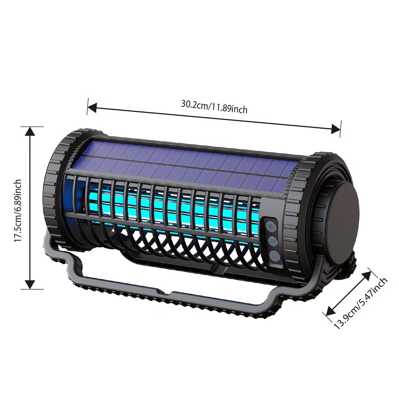 Powerful Outdoor Solar Bug Zapper with Long-lasting 4000mAh Battery
