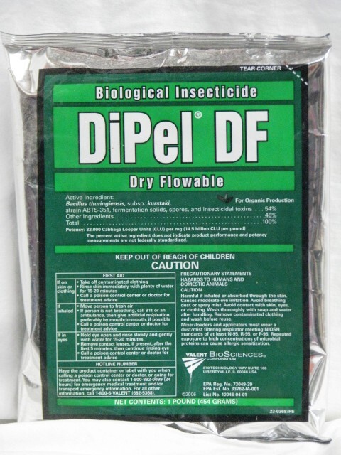 DiPel Biological Insecticide – 1 Pound – OMRI Certified