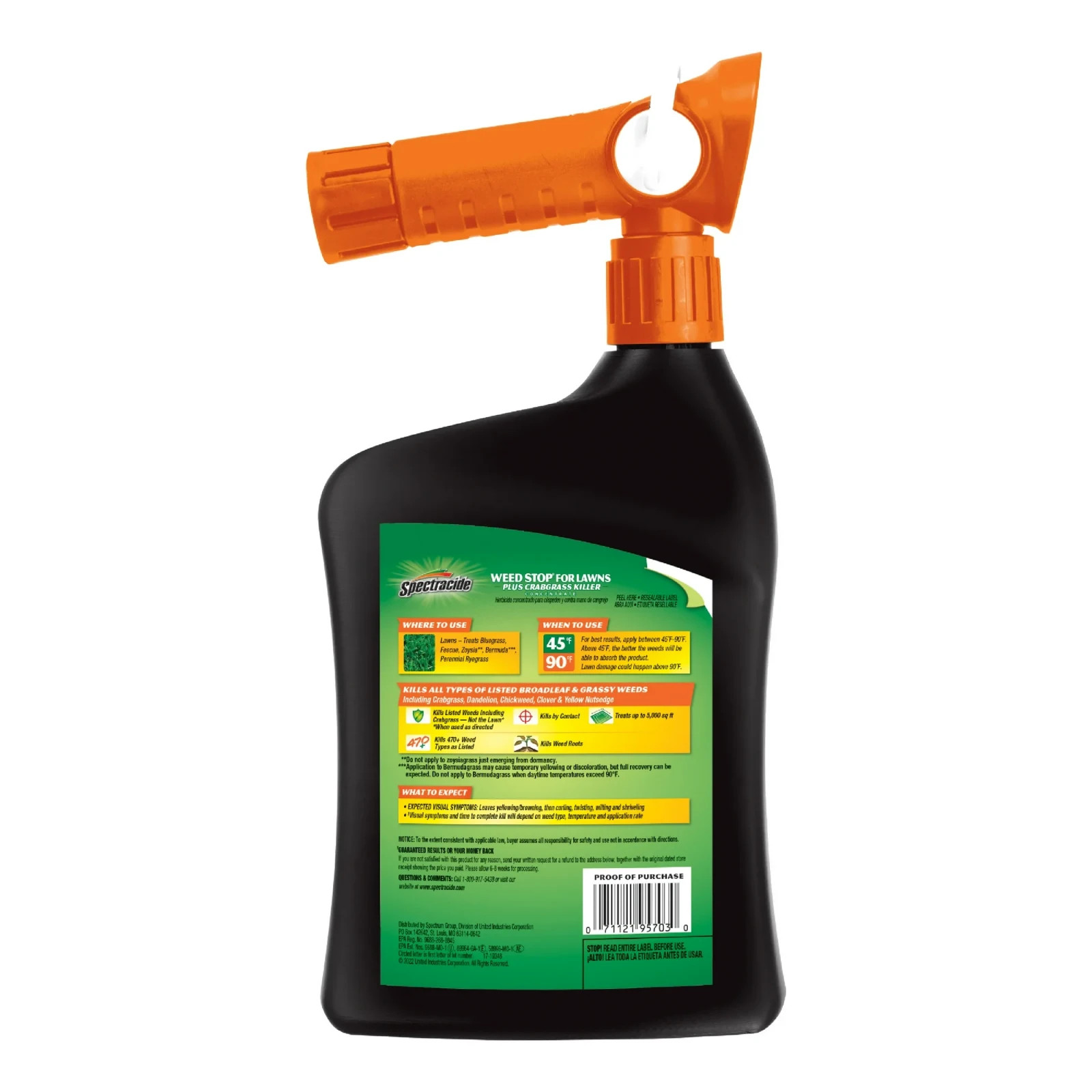 Spectracide Weed Stop for Lawns Plus Crabgrass Killer Concentrate 32 Ounces