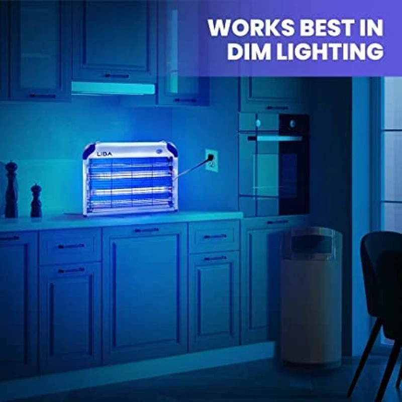 Liba Electric Bug Zapper, Indoor Insect Killer – (2) Extra Replacement Bulbs
