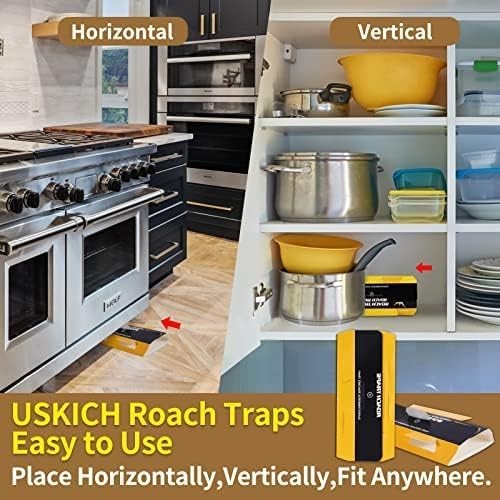20 Pack Roach Sticky Glue Roach Traps for Indoor Pest Control
