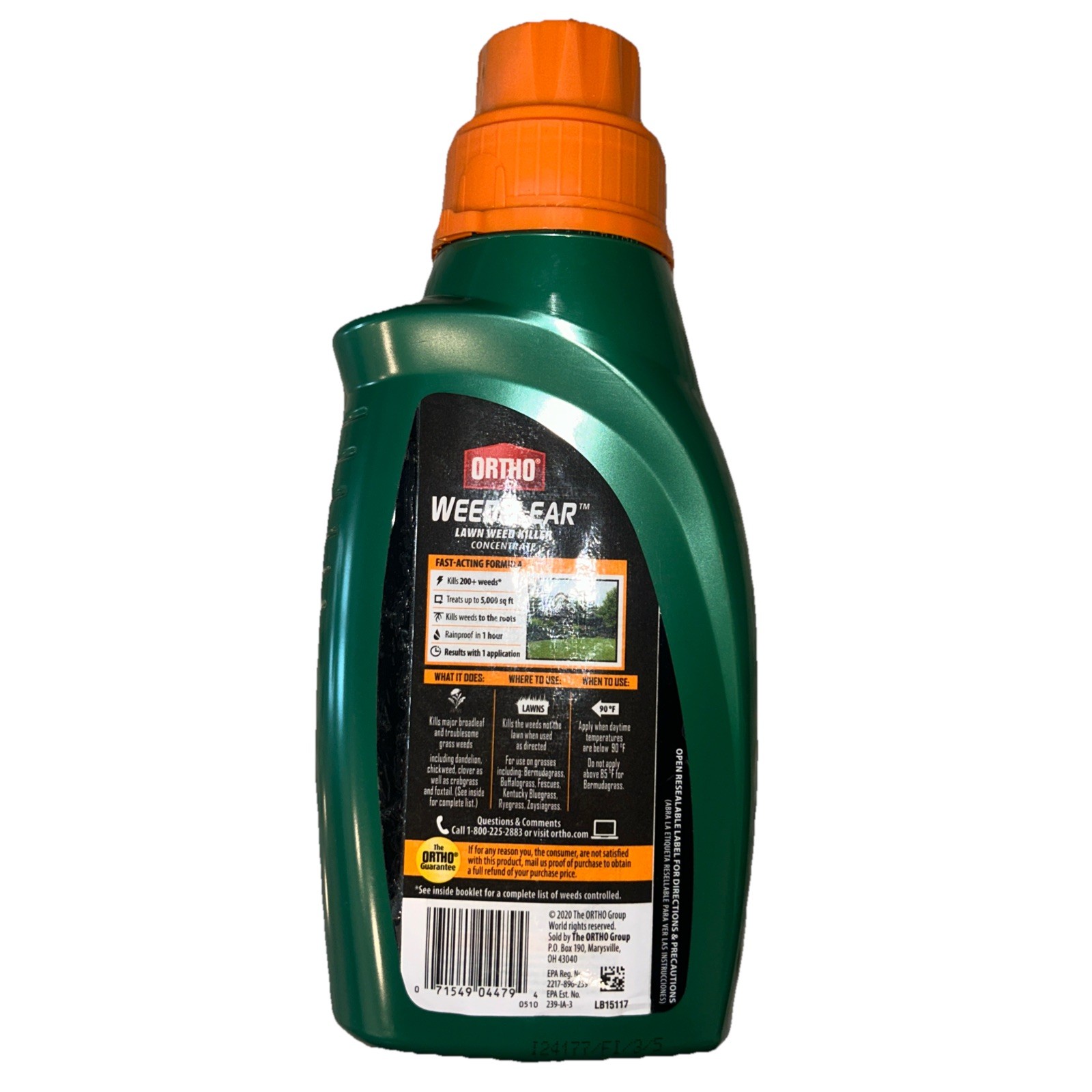 Ortho WeedClear Weed Killer For Lawns 32 oz Concentrate Dandelion Crabgrass
