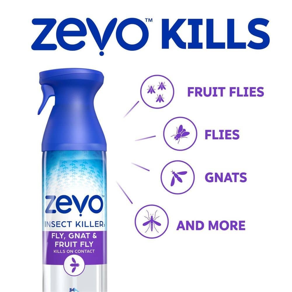 ZEVO 10 oz. Fly, Gnat and Fruit Fly Insect Killer Spray